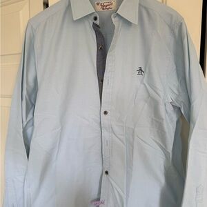 Original Penguin Sky Blue Casual Shirt